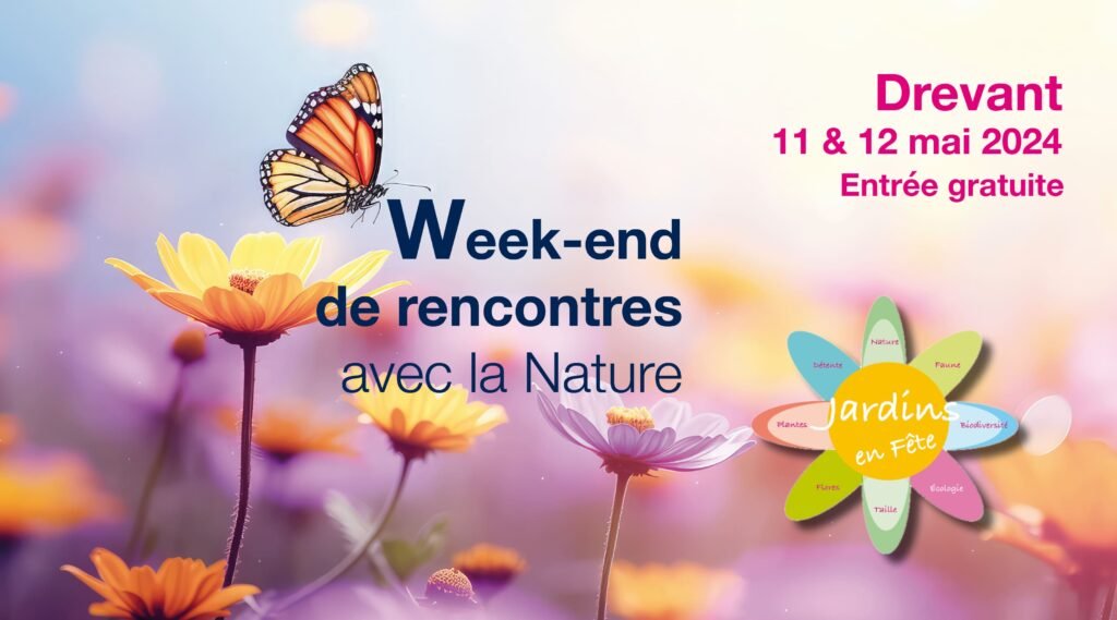 Affiche fête des plantes Drevant 2014